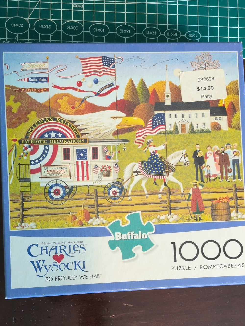 Charles Wysocki Patriotic 1000 Piece Puzzle